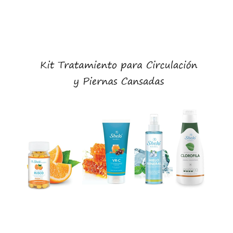 Kit Tratamiento para la circulación y piernas cansadas.  Varices
